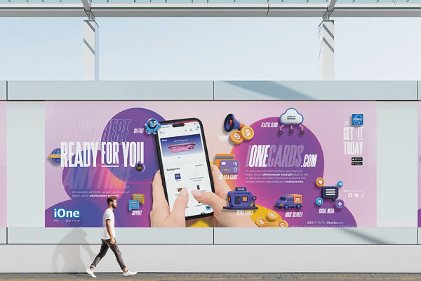 Billboard Creative for iOne | Advertising Design in Cambodia